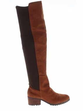 Charles by Charles David Brown and Dark Brown Over-the-Knee Suede Boots 6.5